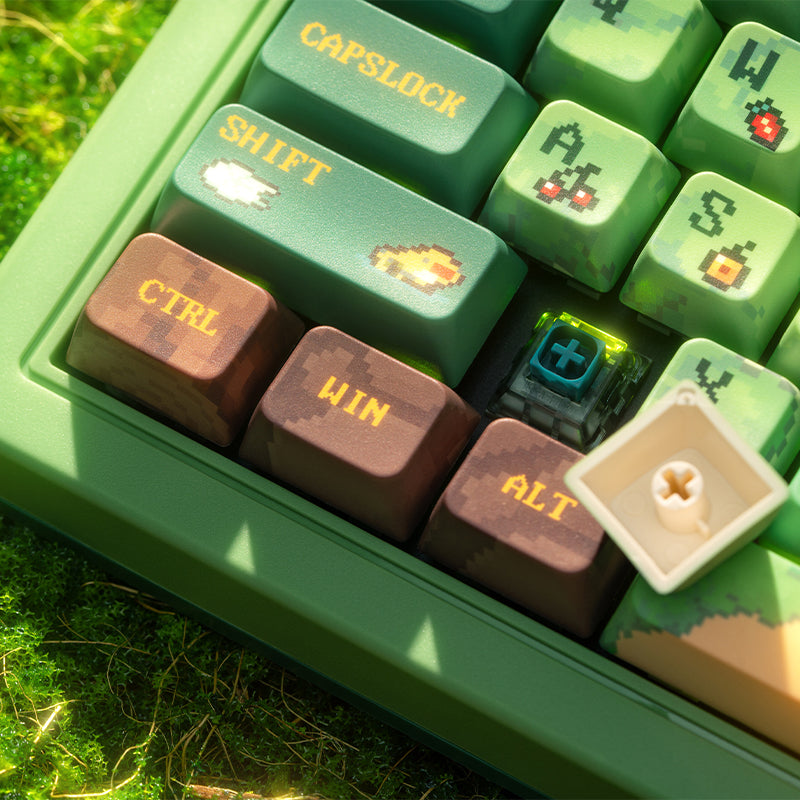 8BitDo Retro 87 Mechanical Keyboard - Forest Wonder